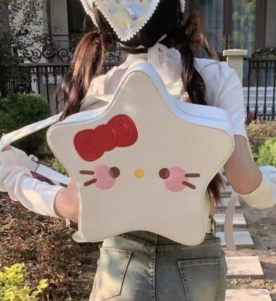 Cute Star Kitty Backpack