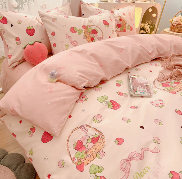 Sweet Printed Bedding Set