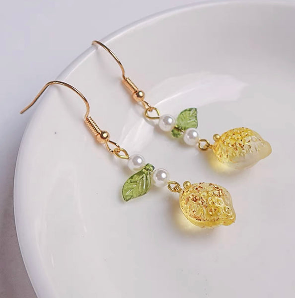 Cute Lemon Earrings