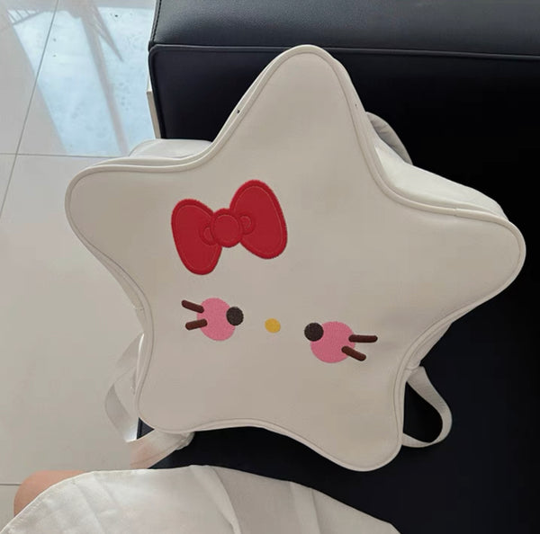 Cute Star Kitty Backpack