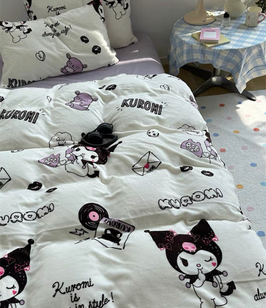 Soft Kuromi Bedding Set