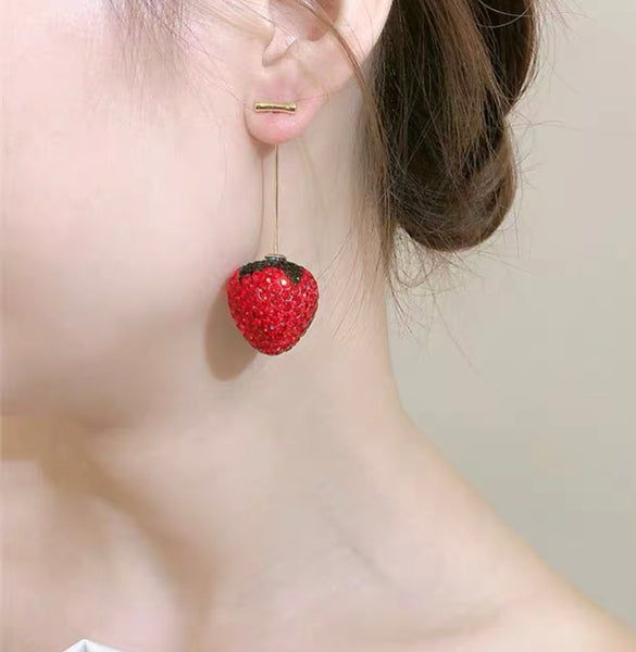 Cute Strawberry Earrings