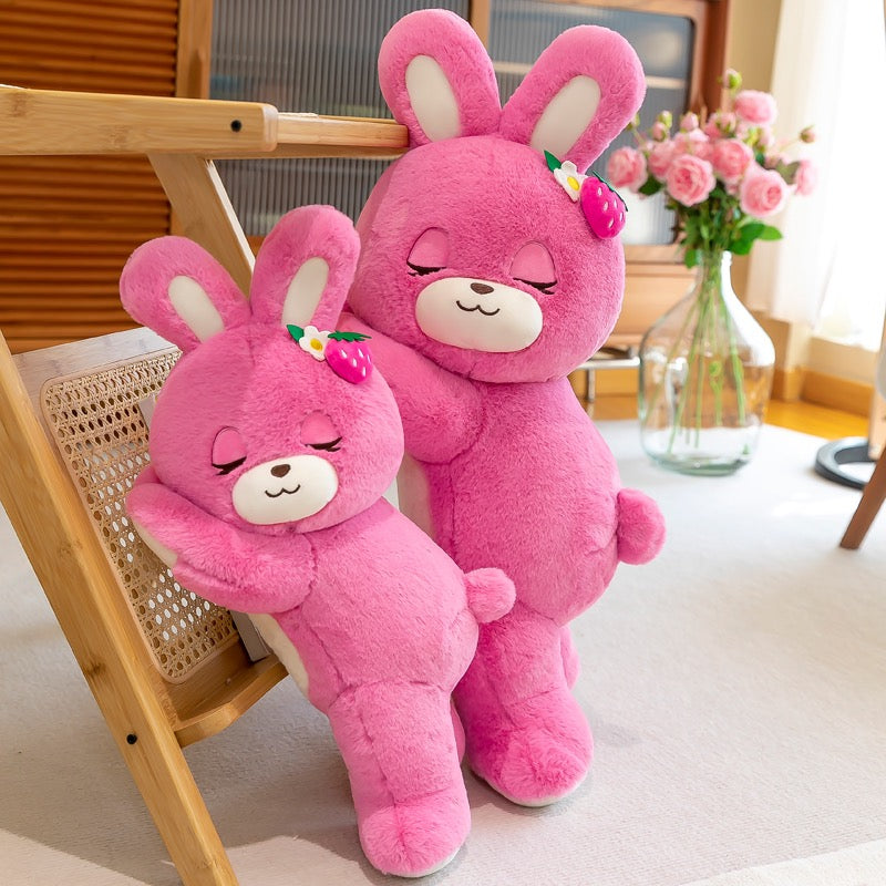 Strawberry Rabbit Plush Toy