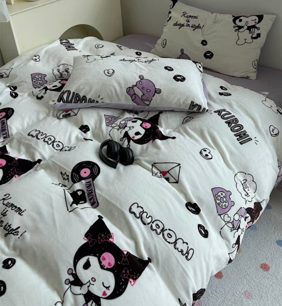 Soft Kuromi Bedding Set