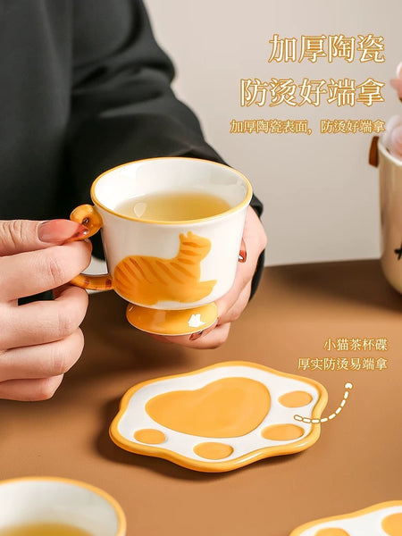 Kawaii Cat Tea Set