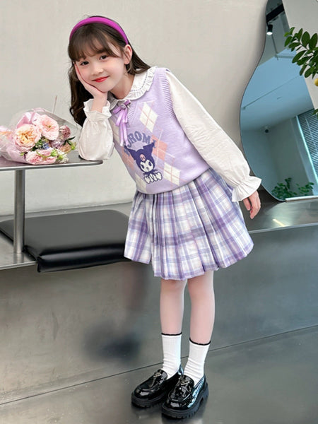 Cute Kuromi Three Piece Suit For Children