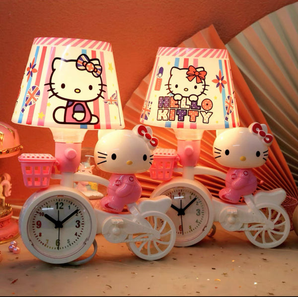Cute Kitty Lamp & Clock