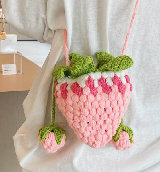 Sweet Strawberry Handmade Bag
