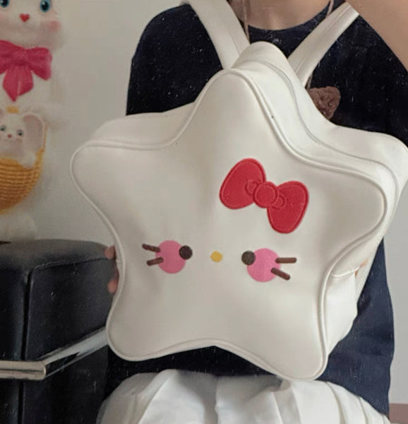 Cute Star Kitty Backpack