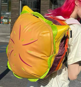 Cute Hamburger Backpack