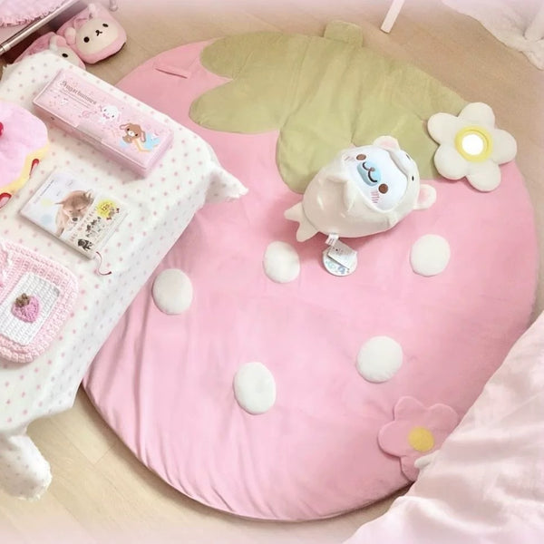 Sweet Strawberry Floor Mat