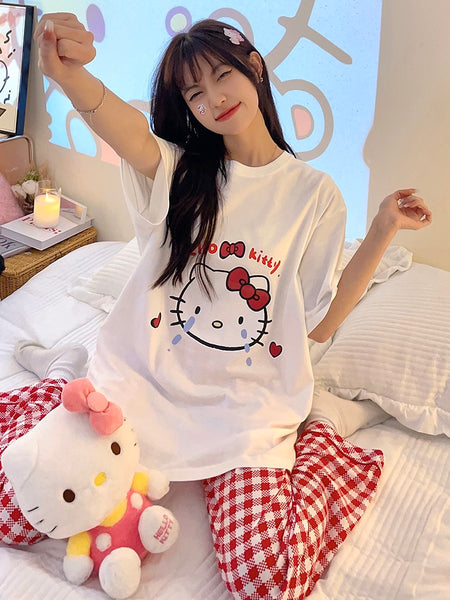 Kawaii Hello Kitty Pajamas