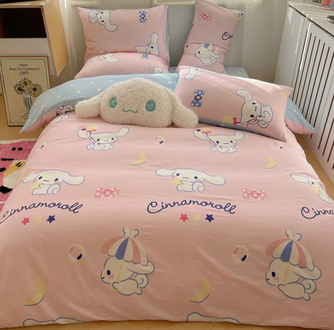 Kawaii Bunny Bedding Set