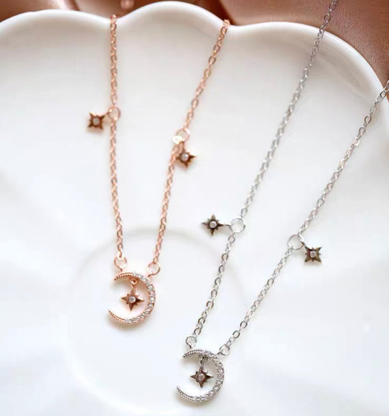 Cute Moon Necklace