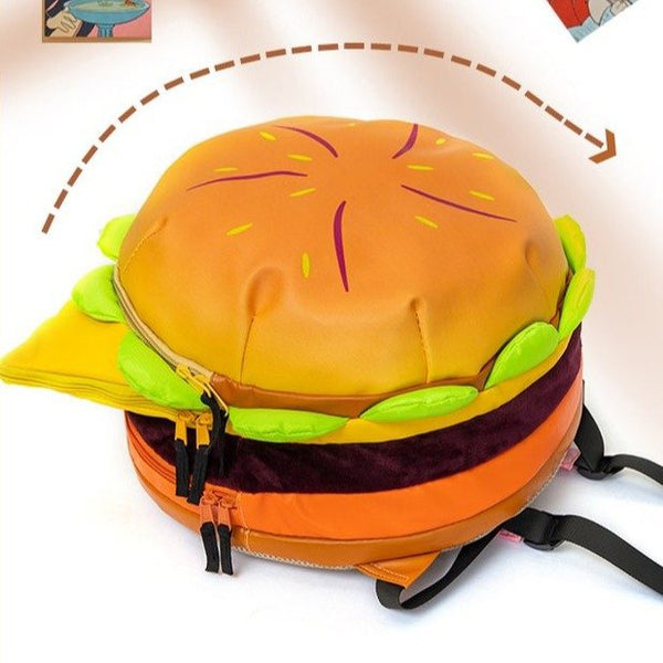 Cute Hamburger Backpack