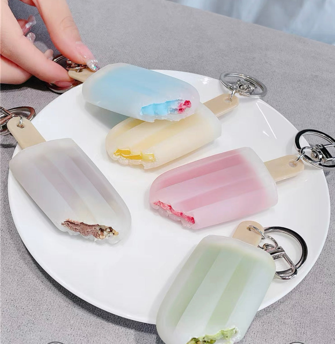 Cute Ice Cream Key Chain