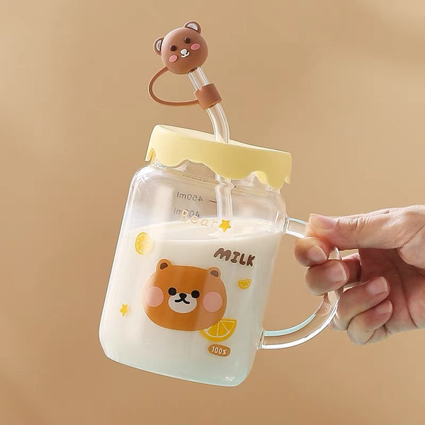 Cute Animal Printed Drinking Bottle