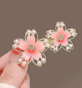 Sweet Sakura Hair Clips