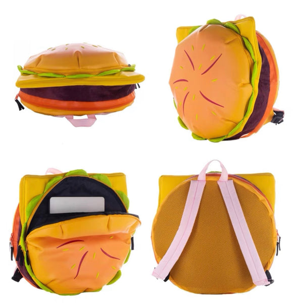 Cute Hamburger Backpack