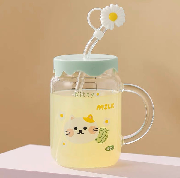 Cute Animal Printed Drinking Bottle