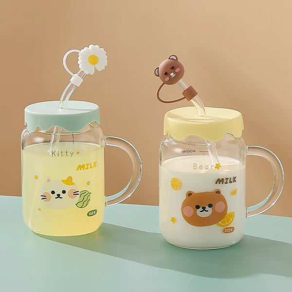 Cute Animal Printed Drinking Bottle