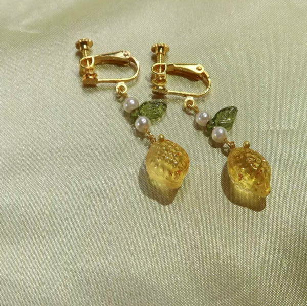 Cute Lemon Earrings