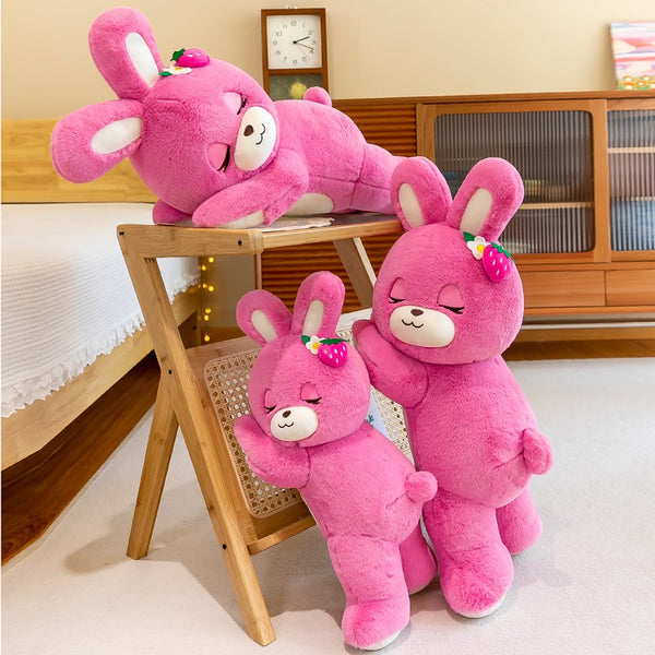 Strawberry Rabbit Plush Toy