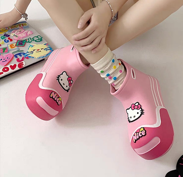 Cute Kitty Rain Boots