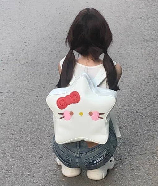 Cute Star Kitty Backpack