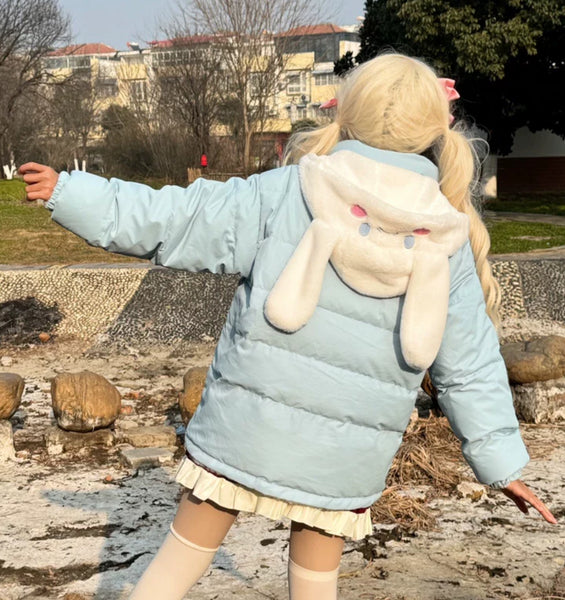 Kawaii Cinnamoroll Double Sided Down Jacket