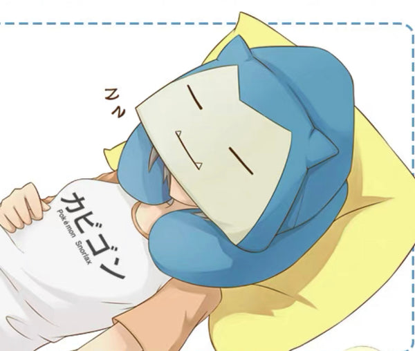 Cute Snorlax U-Shaped Pillow