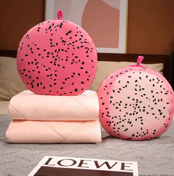 Cute Fruit Pillow & Blanket