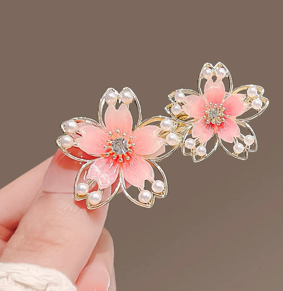 Sweet Sakura Hair Clips