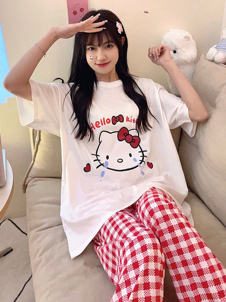 Kawaii Hello Kitty Pajamas