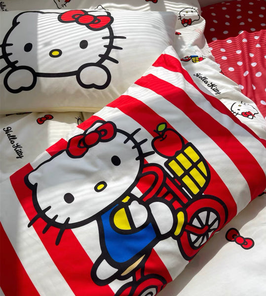 Kawaii Kitty Bedding Set