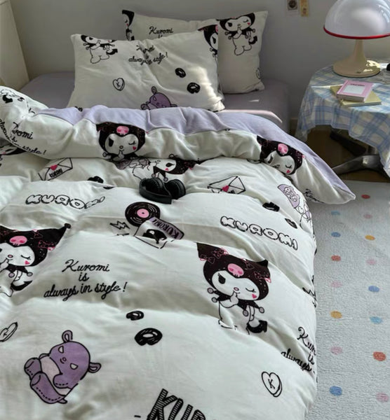 Soft Kuromi Bedding Set