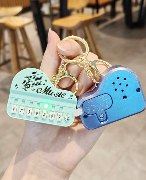 Cute Piano Key Chain