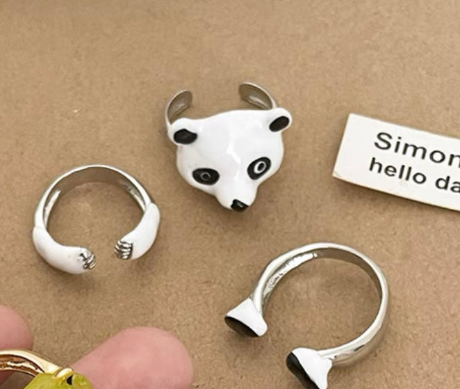 Cute Panda Ring – ivybycrafts