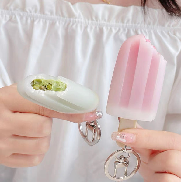 Cute Ice Cream Key Chain