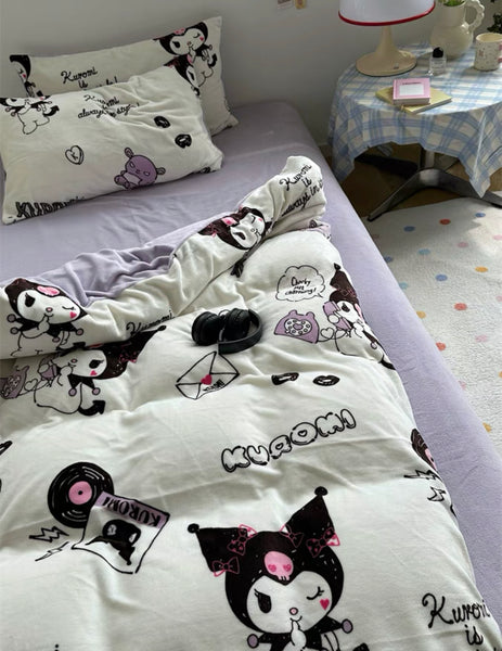 Soft Kuromi Bedding Set