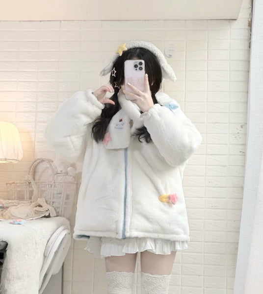 Kawaii Cinnamoroll Double Sided Down Jacket