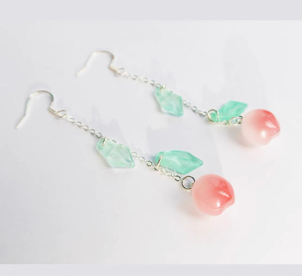 Cute Peach Earrings