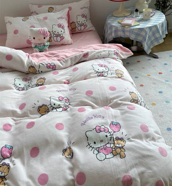 Soft Kitty Bedding Set