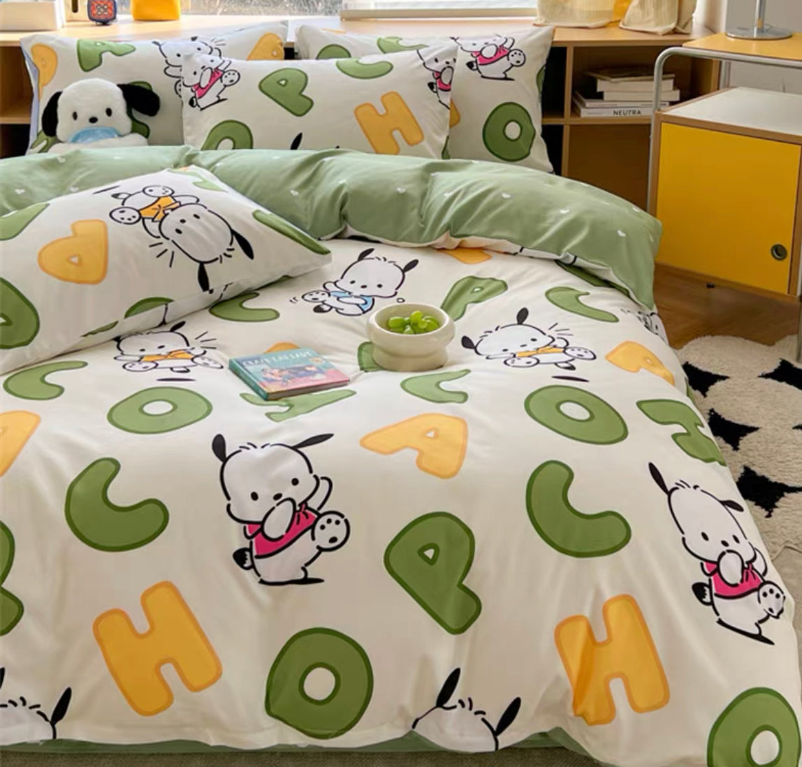 Kawaii Pochacco Bedding Set