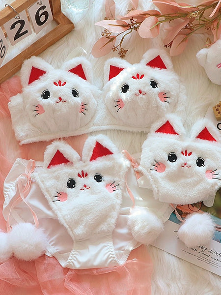 Kawaii Kitty Underwear Set