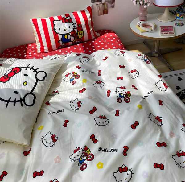 Kawaii Kitty Bedding Set