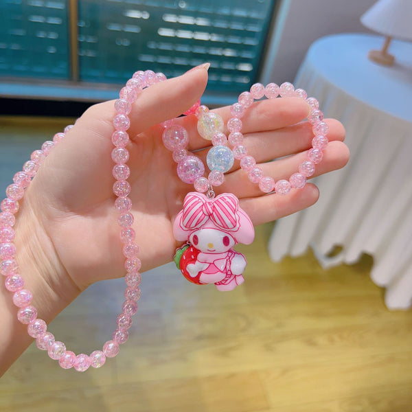 Cute Cartoon Necklace And Bracelet