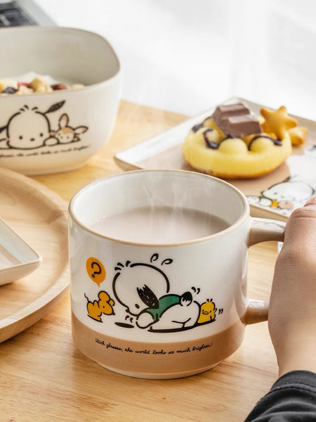 Cute Pochacco Dinner Set