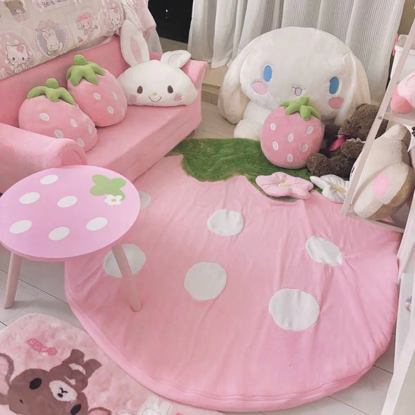Sweet Strawberry Floor Mat