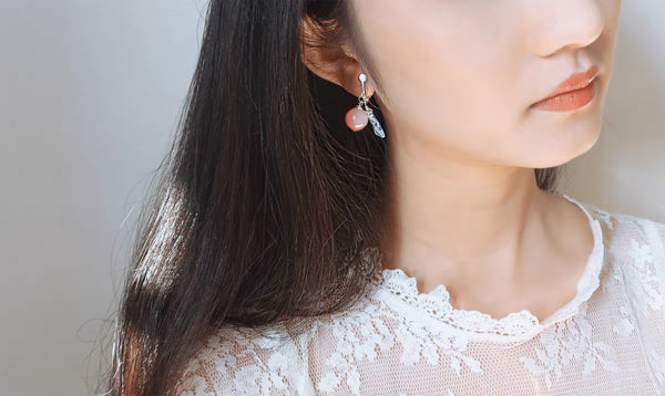 Cute Peach Earrings